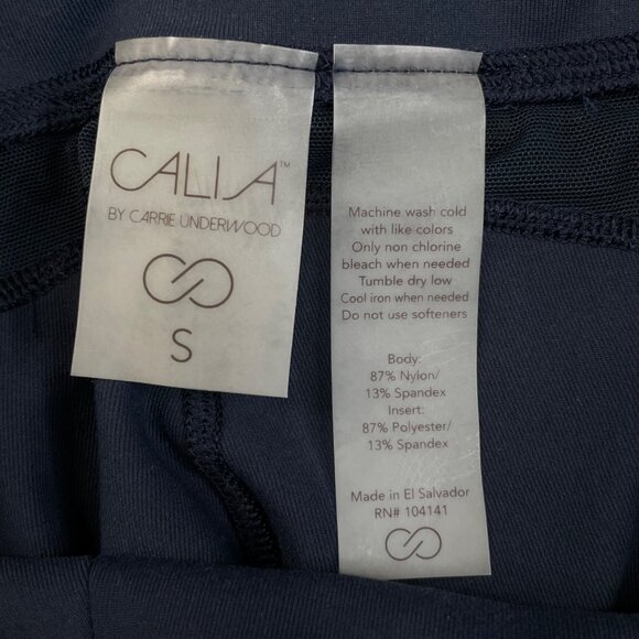 CALIA Navy Blue Tulip Hem Capri Legging - Picture 5 of 11